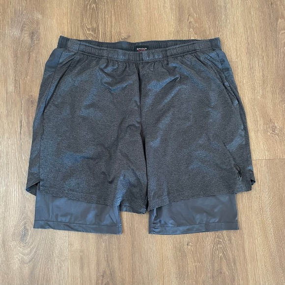 Spyder Active Athletic Running Shorts ProTek Lined Men's XL Training Gym Workout - Picture 1 of 3